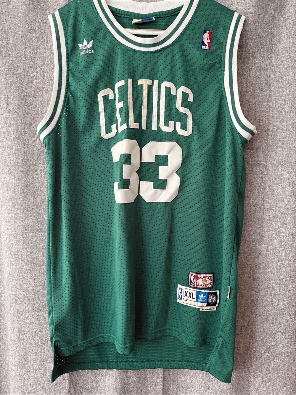 Celtics Larry Bird 33 Adidas x NBA Jersey XXL